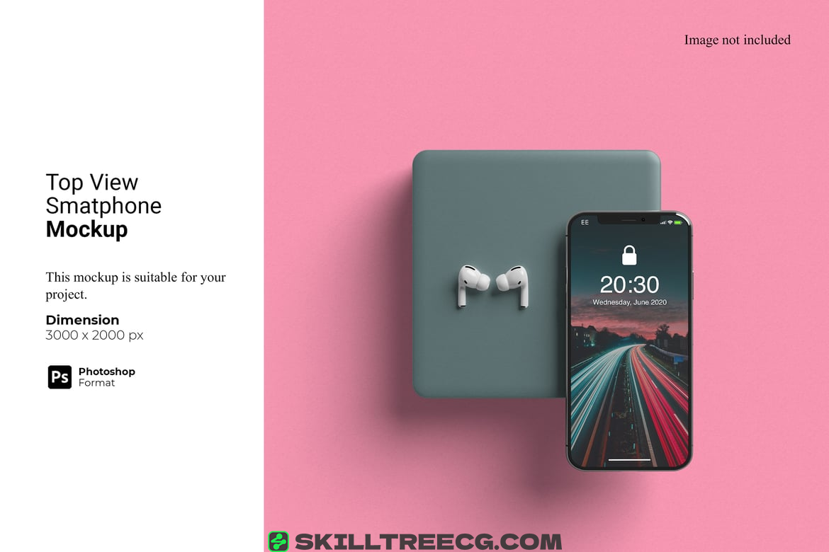 Top View Smartphone Mockup（143842）-技能树